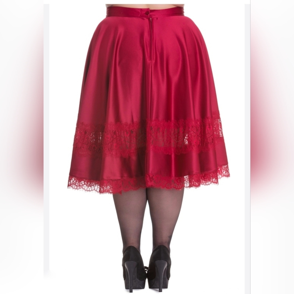 Hell Bunny Diana Lace Gothic Skirt